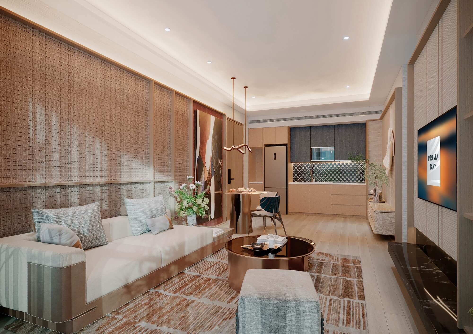 nội thất căn hộ prima bay hạ long