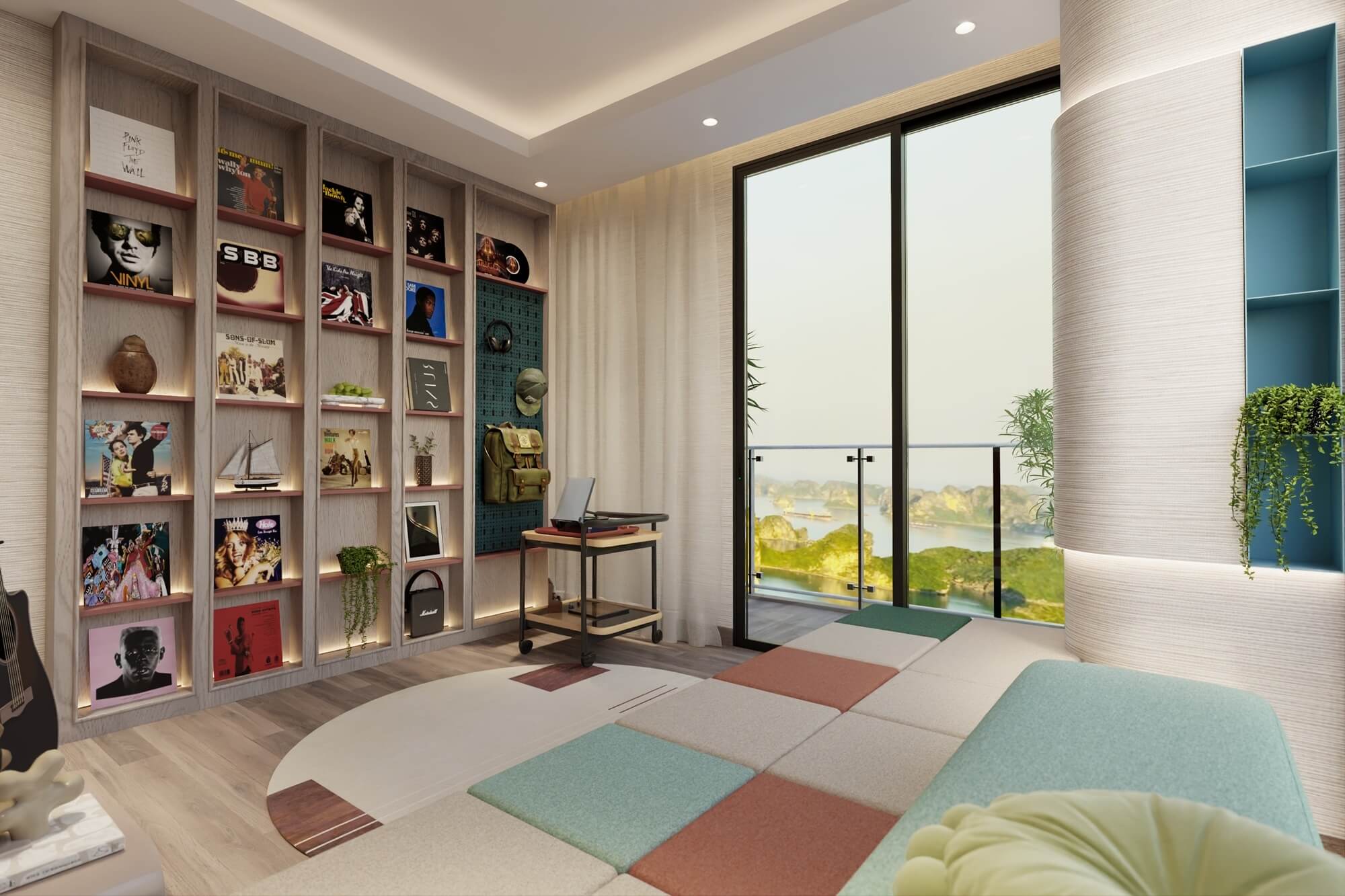 nội thất căn hộ prima bay hạ long